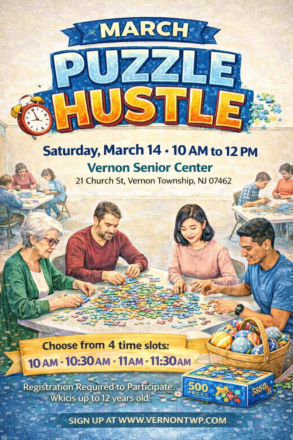 March Puzzle Hustle
