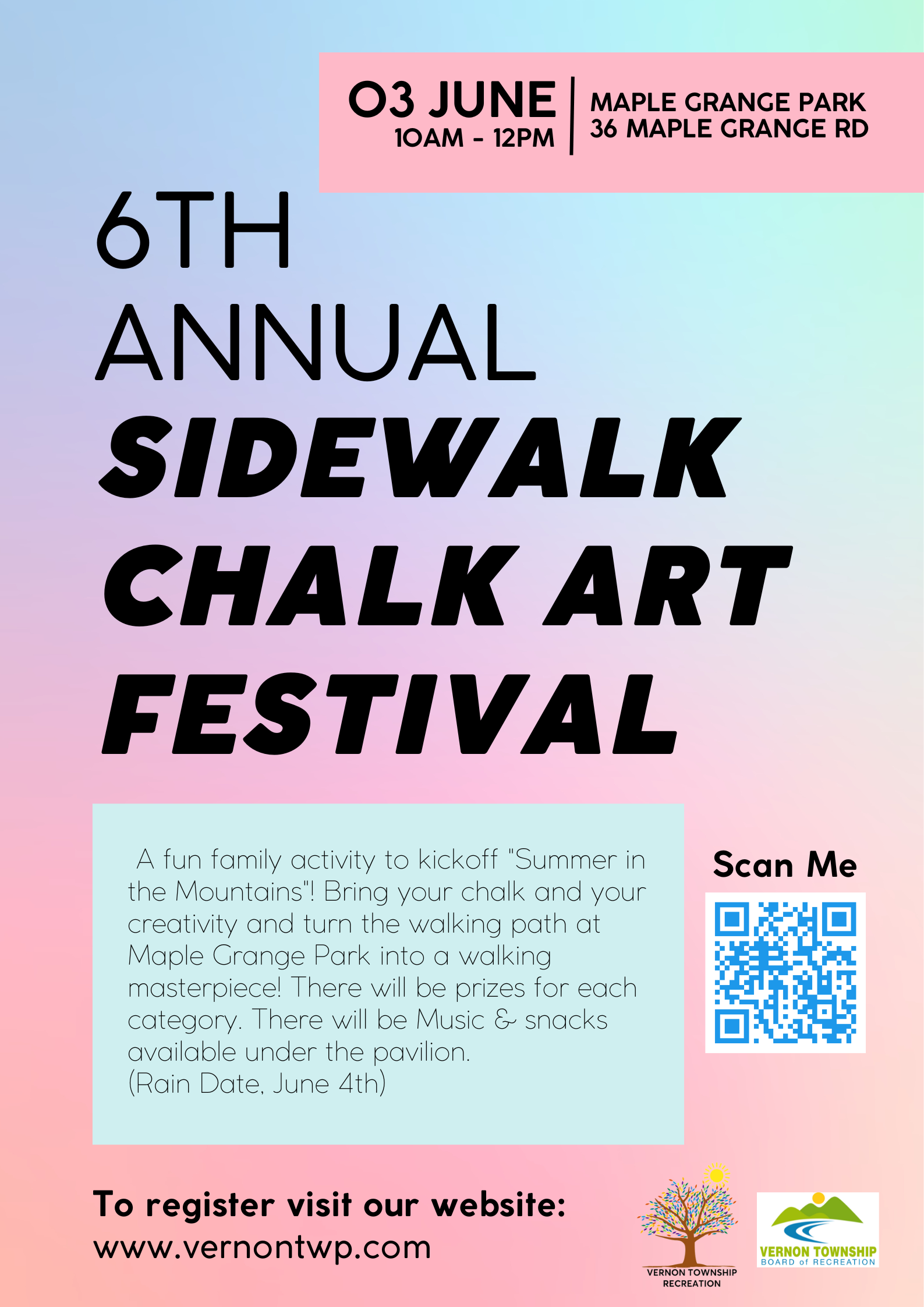 Sidewalk Chalk Art Festival 2023