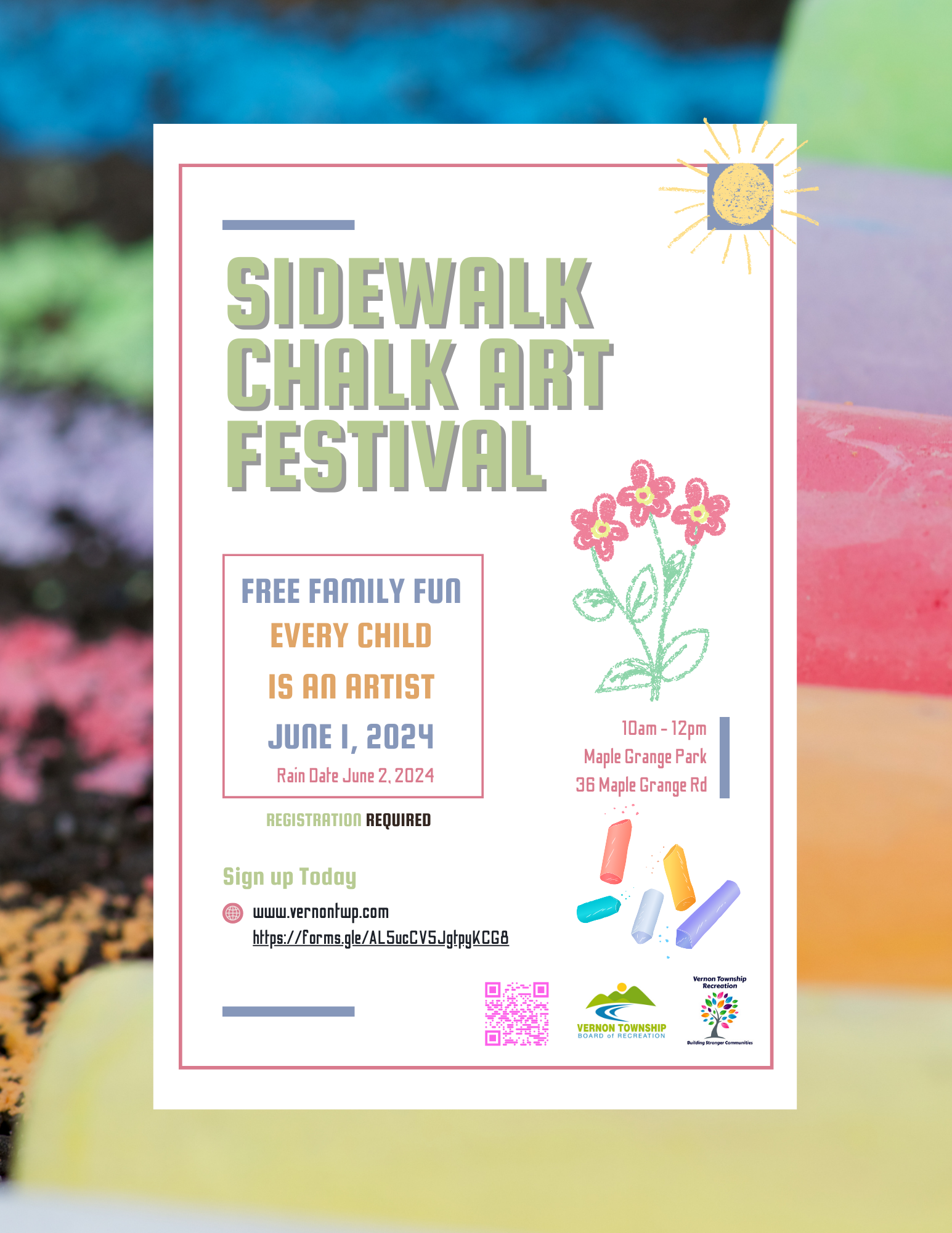 Sidew
 alk Chalk art festival